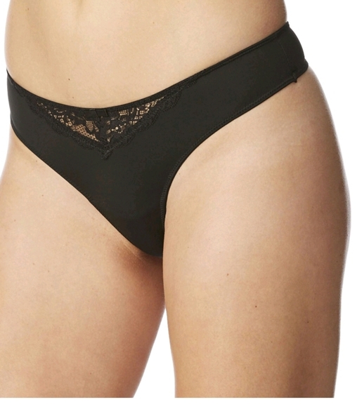 ❤ 2 for $16 Thong 3Pk Women's Micro Gripper Panties - Picture 2 of 4